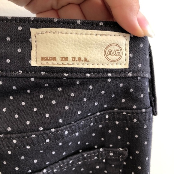 AG Adriano Goldschmied Polka Dot Legging Ankle Jean 25 - Picture 8 of 9